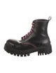 Balenciaga Strike Leather Combat Boots