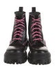 Balenciaga Strike Leather Combat Boots