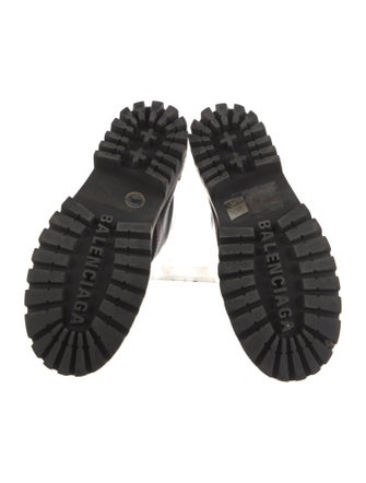 Balenciaga Strike Leather Combat Boots