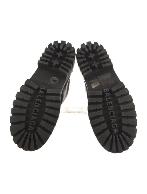 Balenciaga Strike Leather Combat Boots