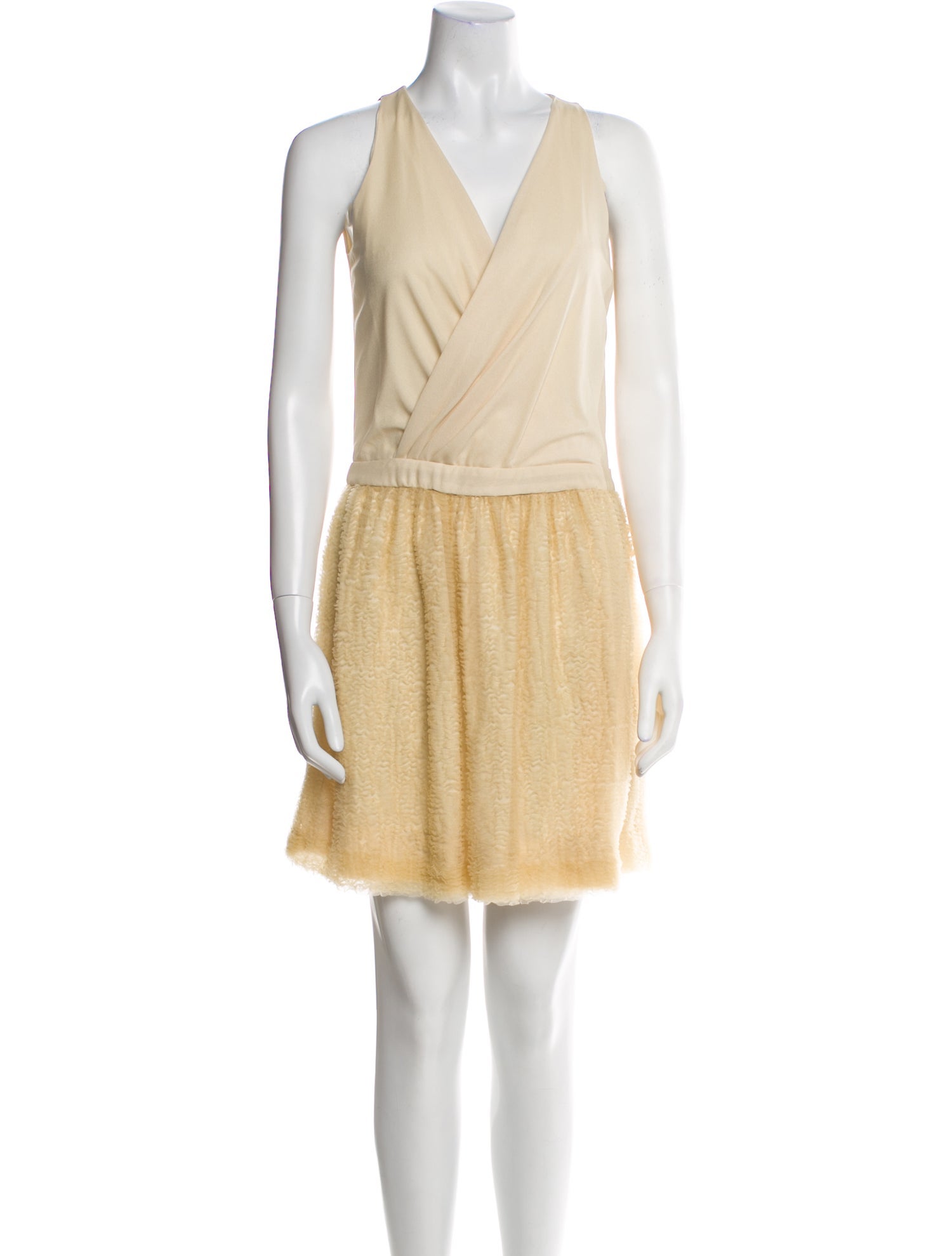 Balenciaga V-Neck Mini Dress