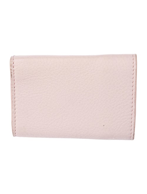 Balenciaga Mini Papier Leather Compact Wallet