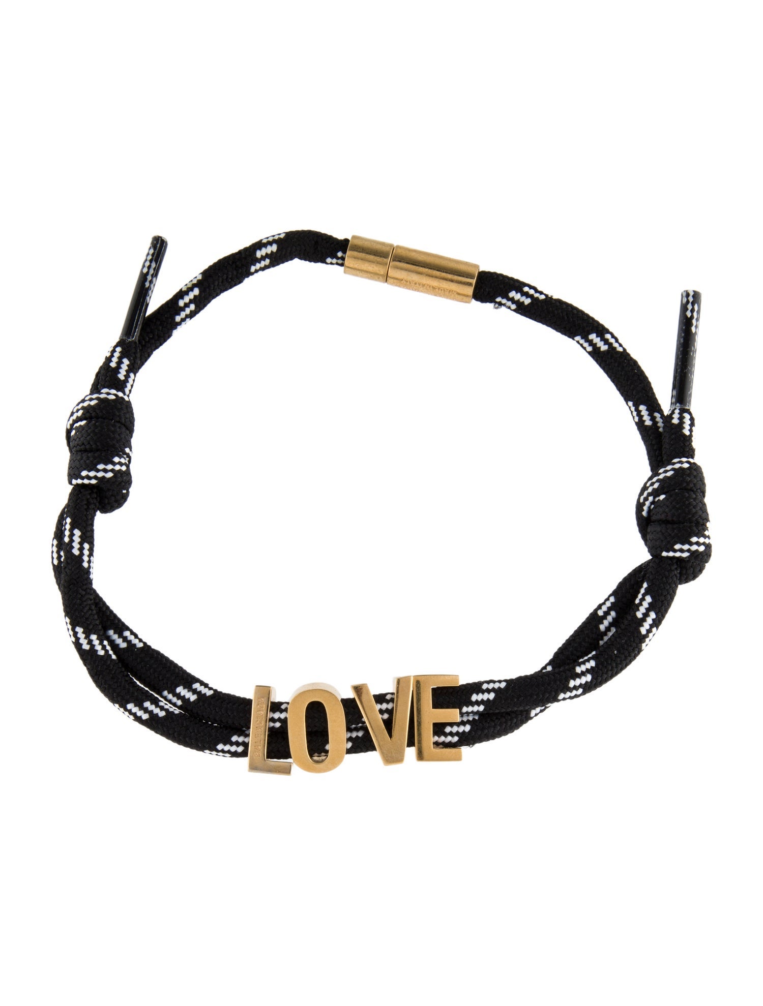 Balenciaga LOVE Cord Choker Necklace
