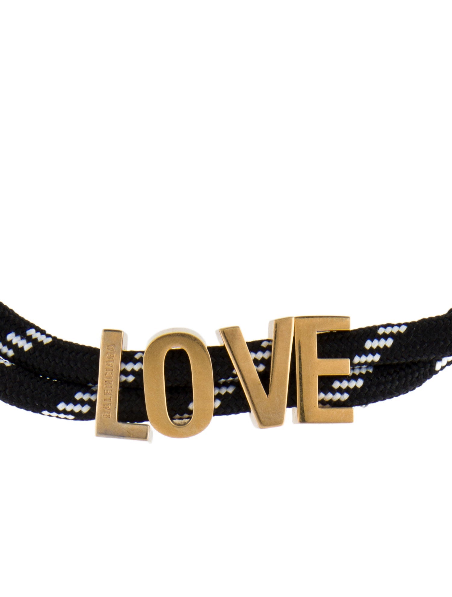 Balenciaga LOVE Cord Choker Necklace