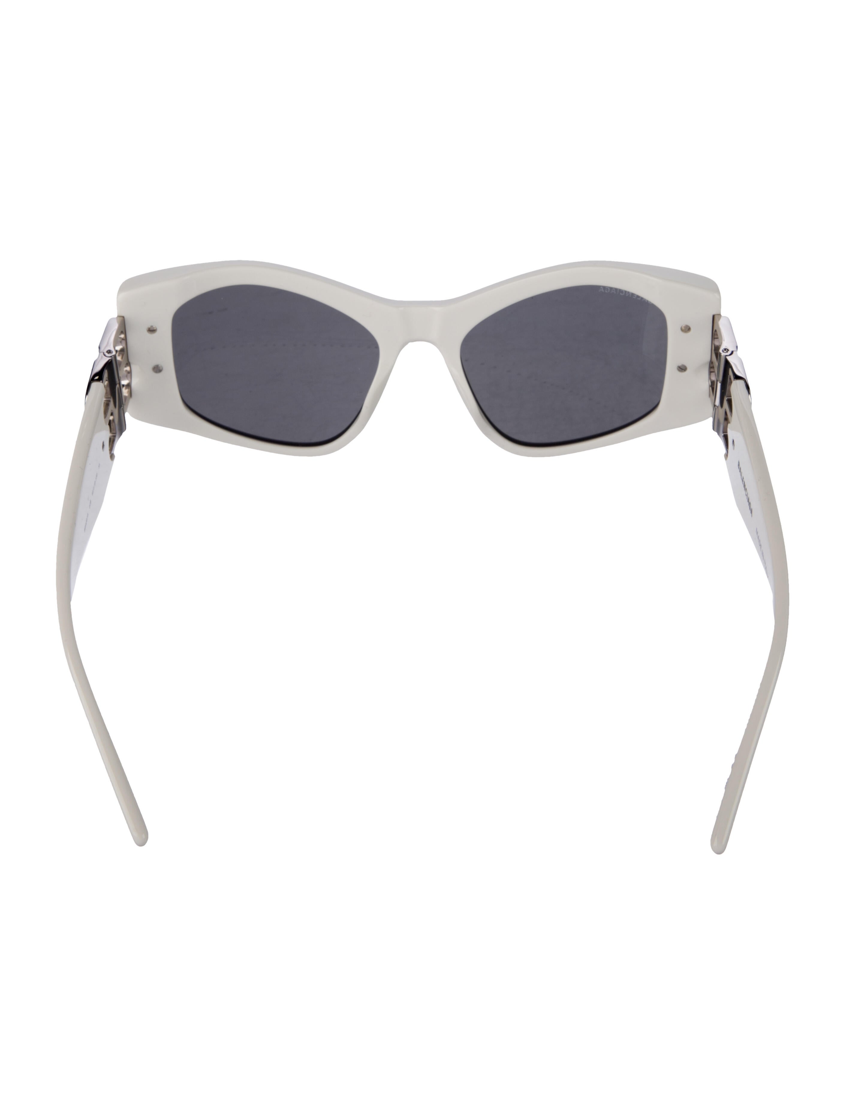 Balenciaga Oversize Mirrored Sunglasses