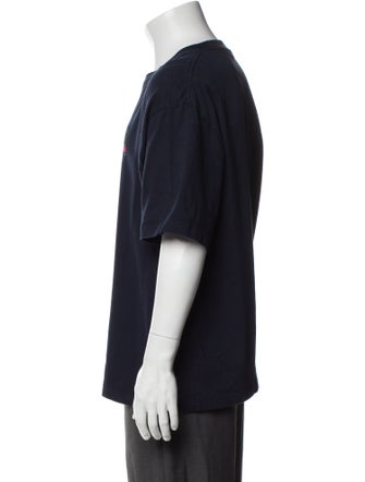 Balenciaga Graphic Print Crew Neck T-Shirt