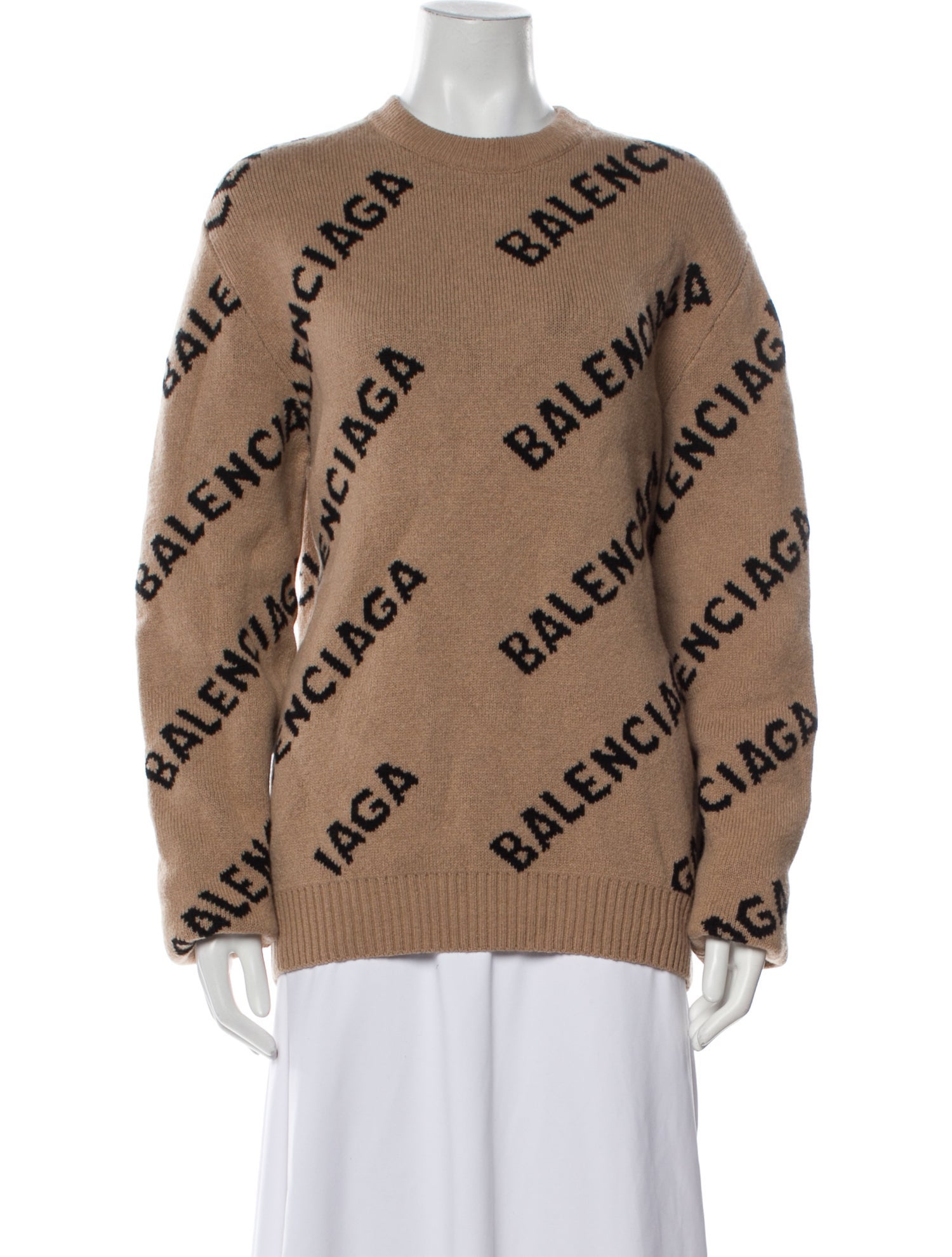 Balenciaga Wool Printed Sweater w/ Tags