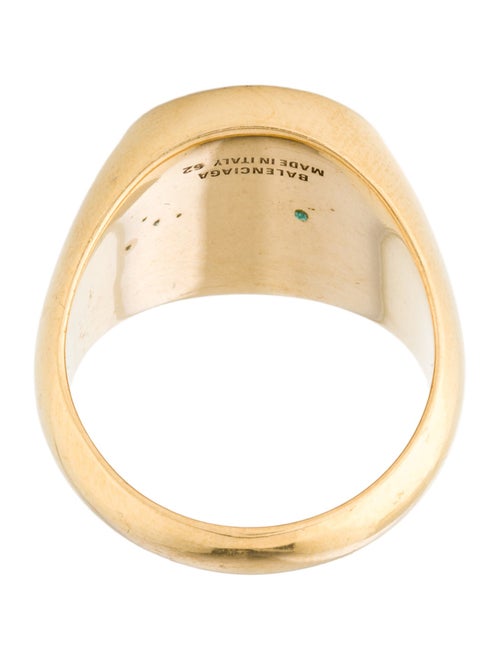 Balenciaga Logo Signet Ring