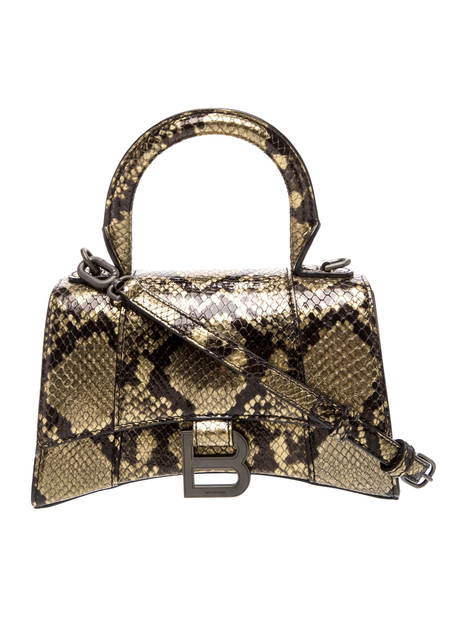 Balenciaga Embossed Leather Hourglass XS