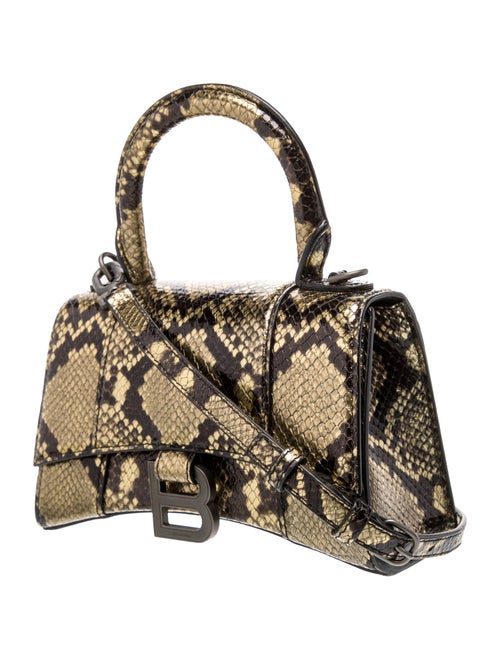 Balenciaga Embossed Leather Hourglass XS