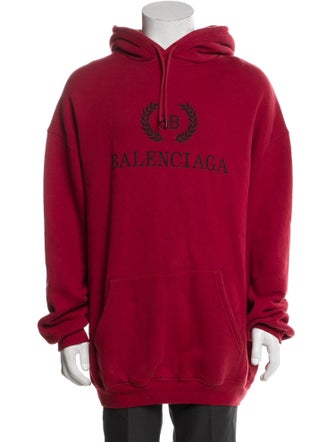 Balenciaga 2018 Graphic Print Hoodie
