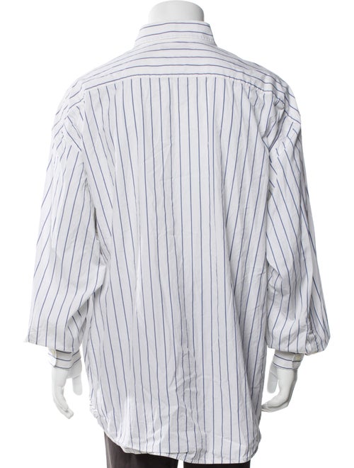 Balenciaga 2018 Striped Dress Shirt