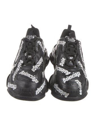 Balenciaga Triple S All Over Print Sneakers