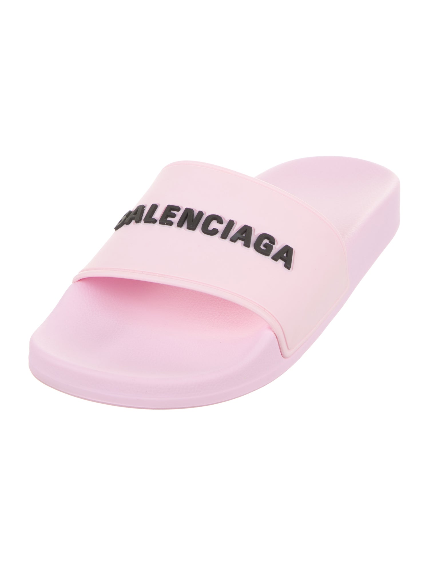 Balenciaga Rubber Printed Slides w/ Tags