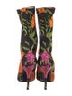 Balenciaga Floral Print Sock Boots