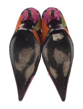 Balenciaga Floral Print Sock Boots