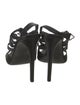 Balenciaga Satin Slingback Sandals