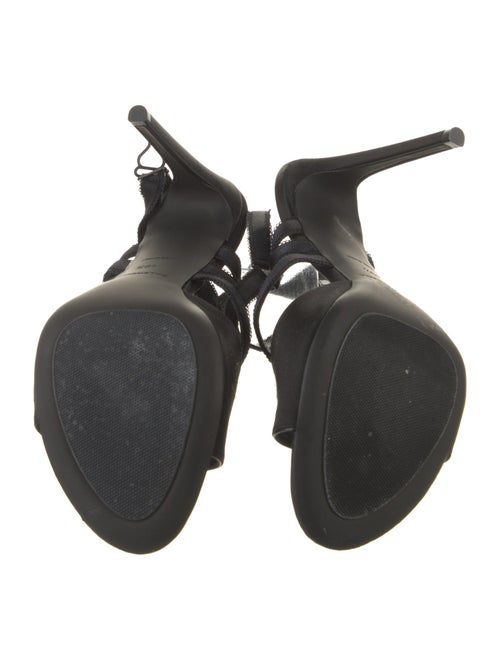 Balenciaga Satin Slingback Sandals