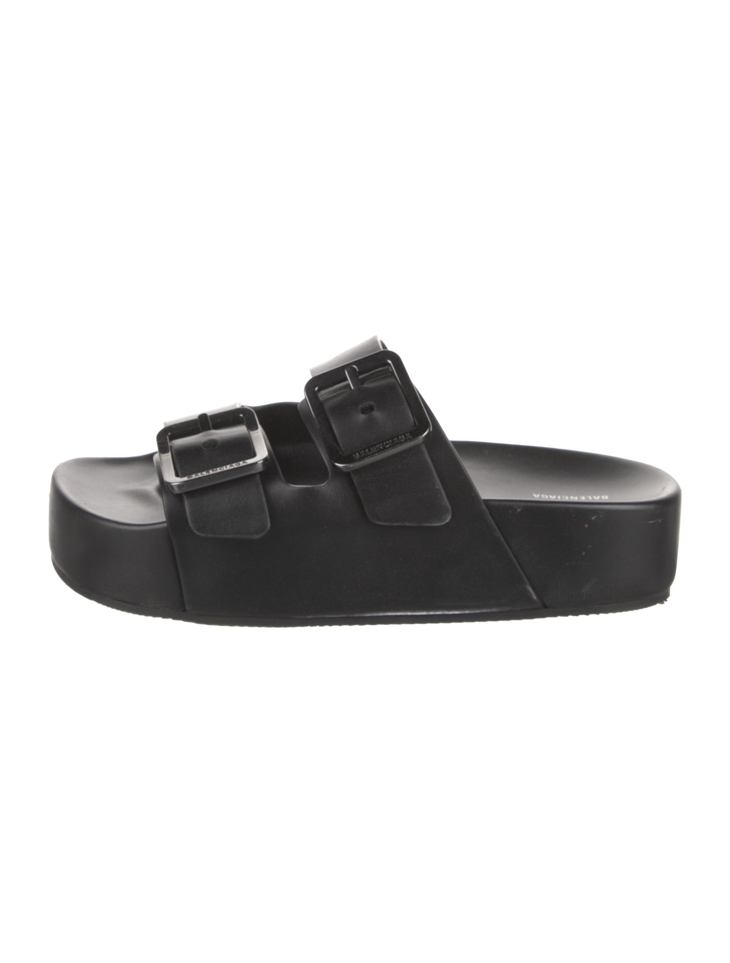 Balenciaga Leather Slides