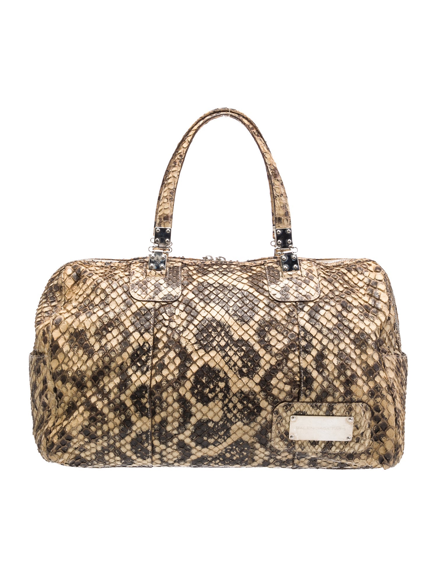 Balenciaga Python Top Handle Bag