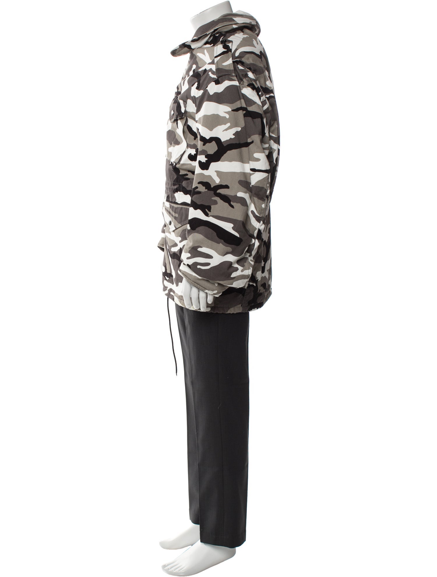 Balenciaga 2021 Printed Parka