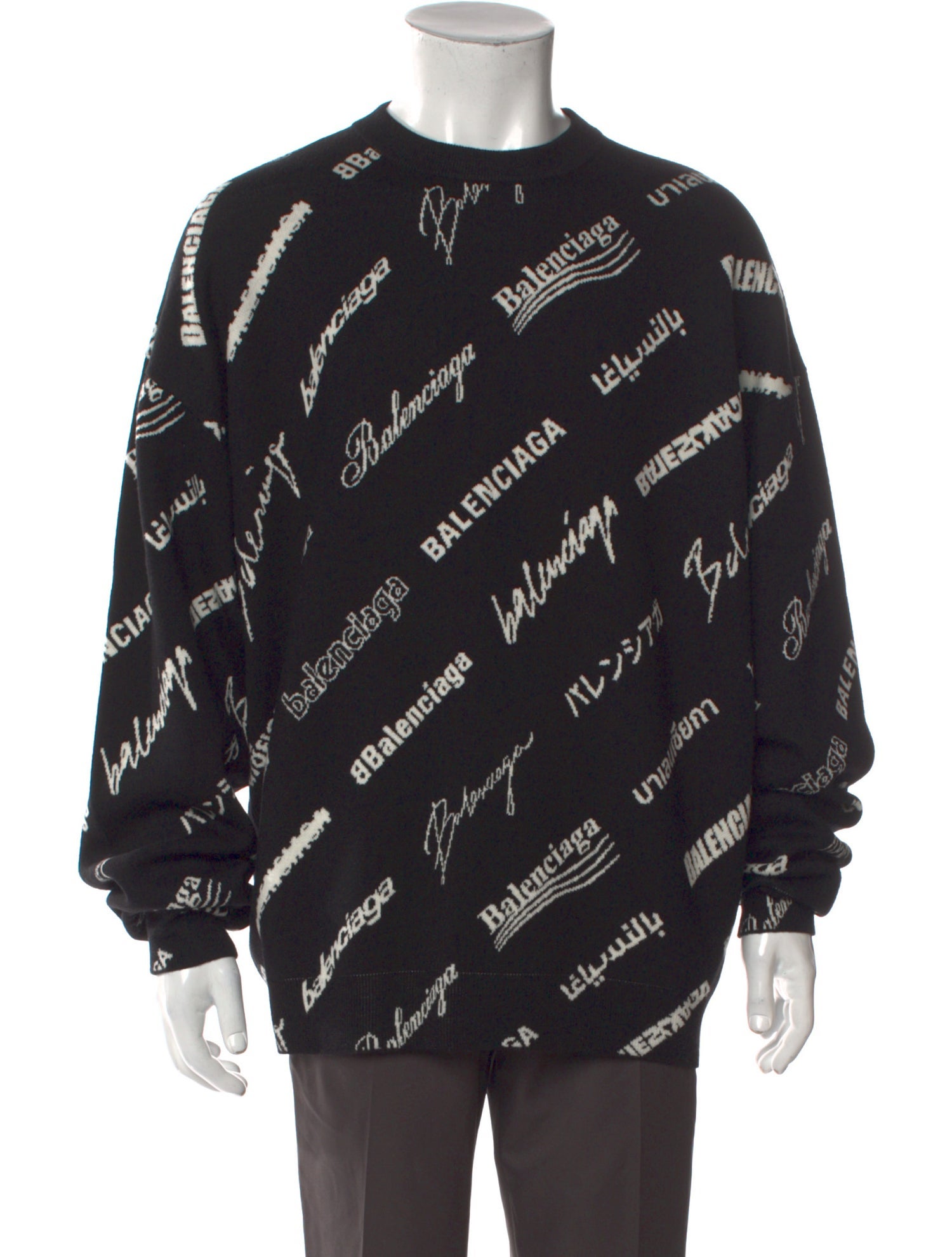 Balenciaga 2023 'Logomania' Pullover