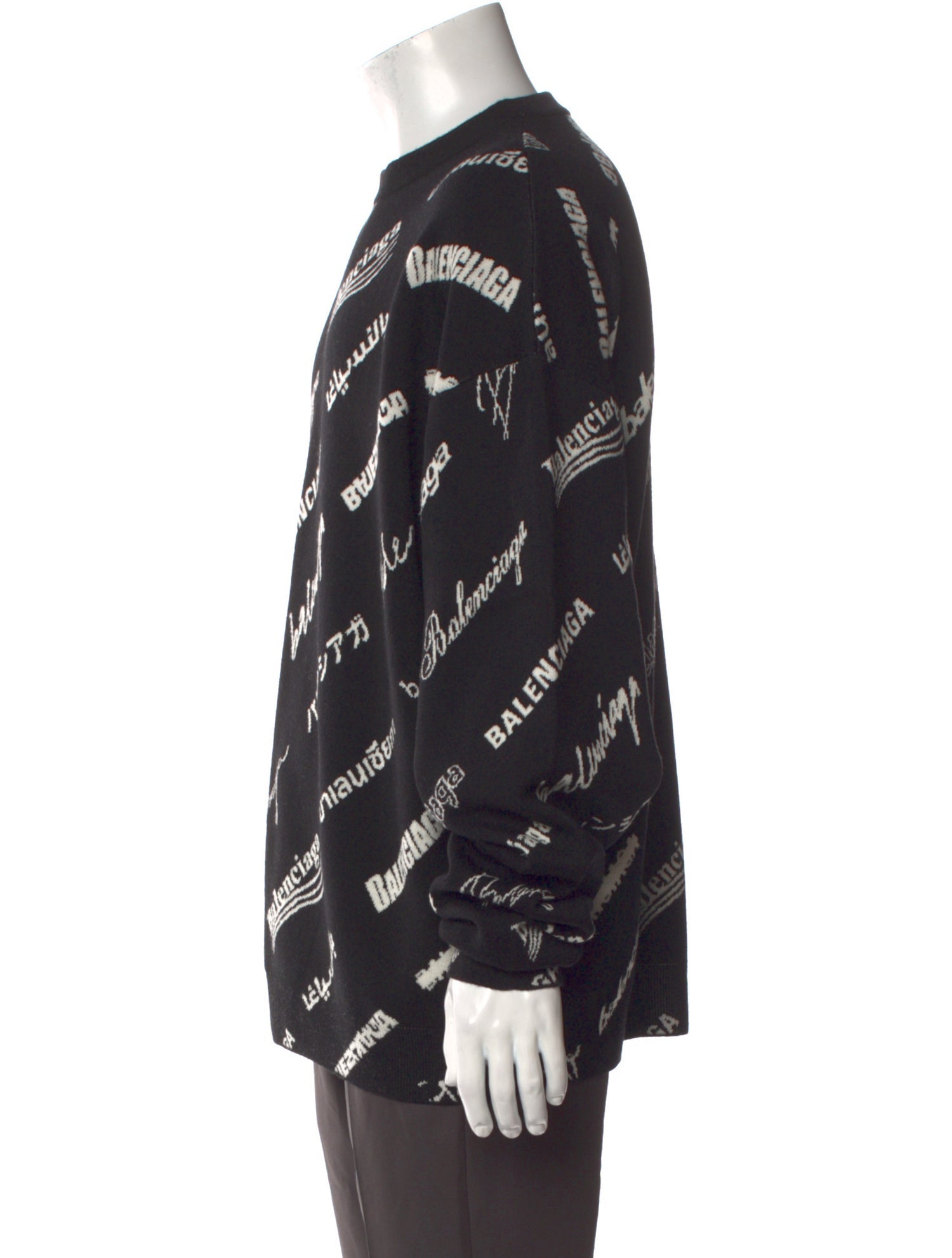 Balenciaga 2023 'Logomania' Pullover