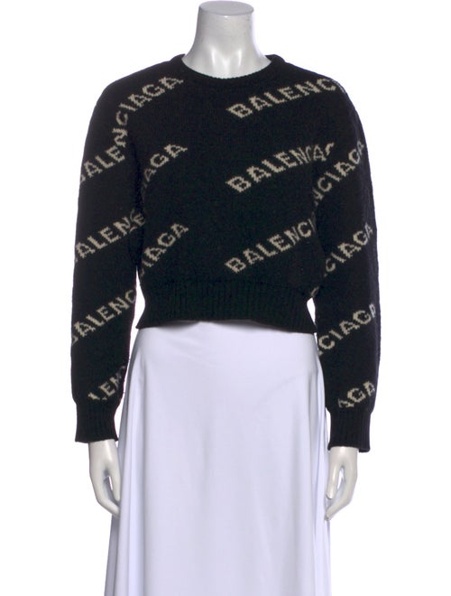 Balenciaga 2018 All Over Logo Sweater
