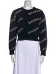 Balenciaga 2018 All Over Logo Sweater