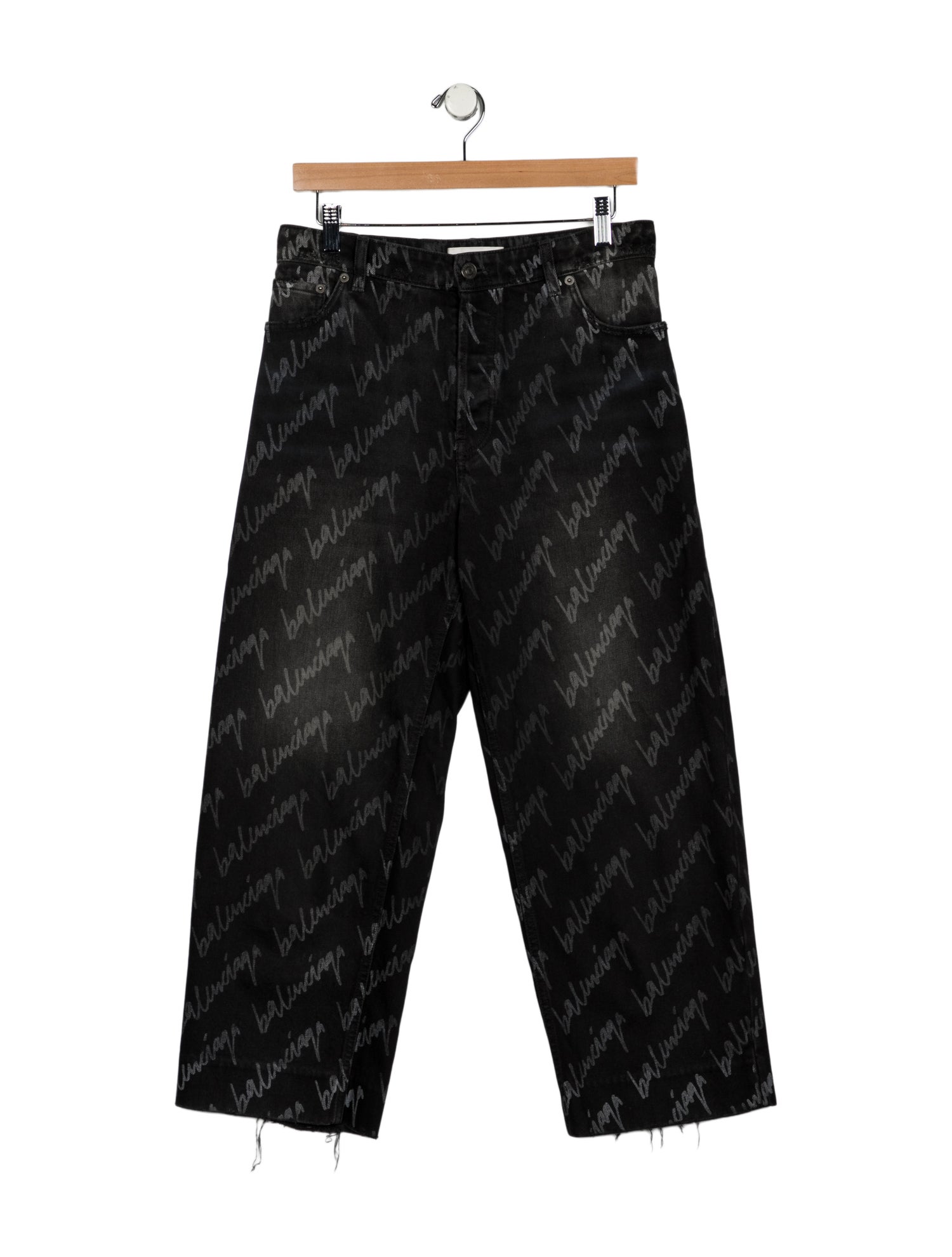 Balenciaga High-Rise Wide Leg Jeans