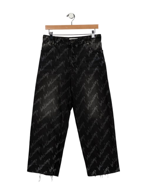Balenciaga High-Rise Wide Leg Jeans