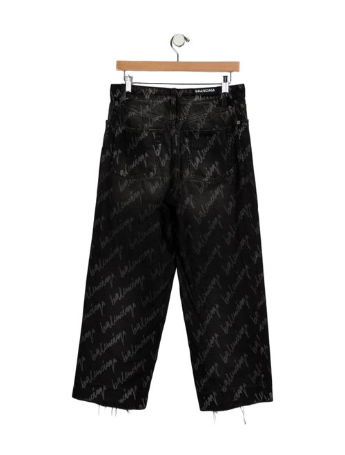 Balenciaga High-Rise Wide Leg Jeans