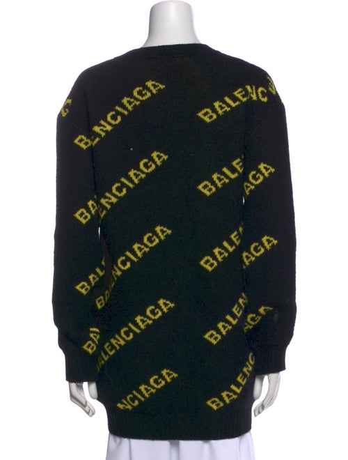 Balenciaga 2019 All Over Logo Sweater