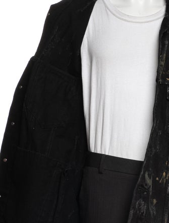 Balenciaga 2022 Printed Denim Jacket