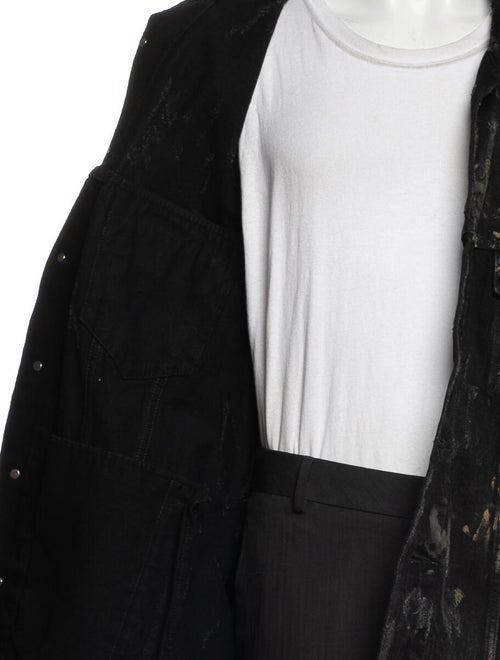 Balenciaga 2022 Printed Denim Jacket