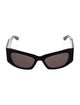 Balenciaga Shield Tinted Sunglasses