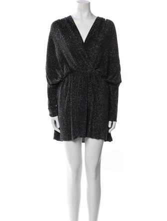 Balenciaga V-Neck Mini Dress