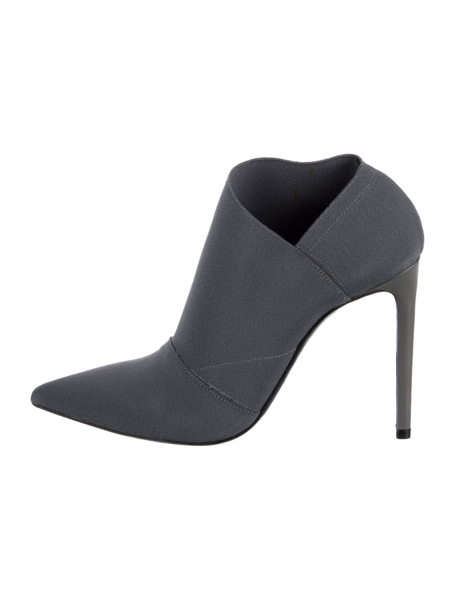 Balenciaga Leather Trim Embellishment Sock Boots