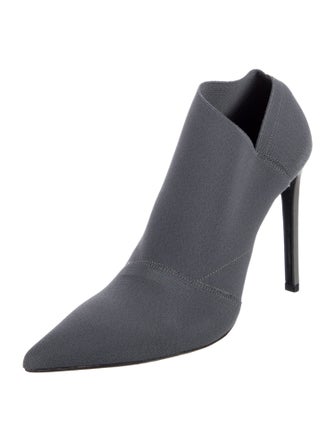 Balenciaga Leather Trim Embellishment Sock Boots