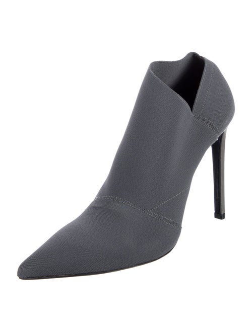 Balenciaga Leather Trim Embellishment Sock Boots