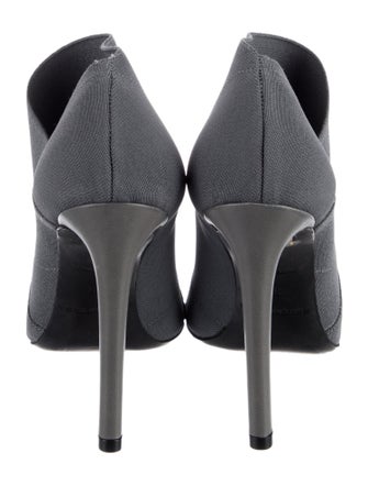 Balenciaga Leather Trim Embellishment Sock Boots