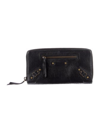 Balenciaga Leather Continental Wallet