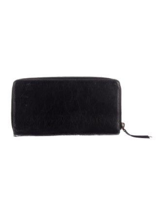 Balenciaga Leather Continental Wallet