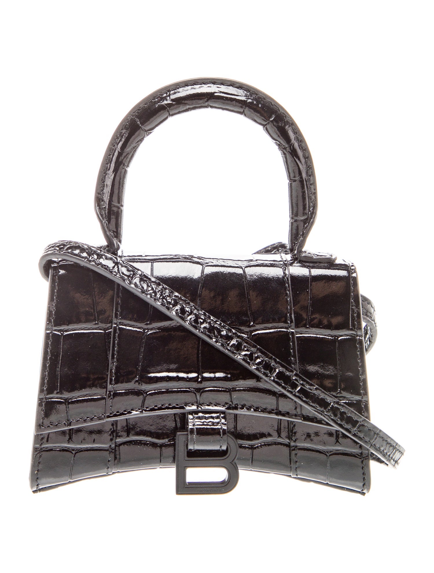 Balenciaga Embossed Leather Hourglass Mini