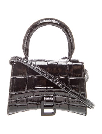 Balenciaga Embossed Leather Hourglass Mini