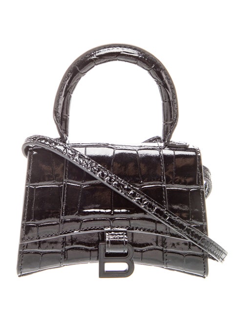 Balenciaga Embossed Leather Hourglass Mini