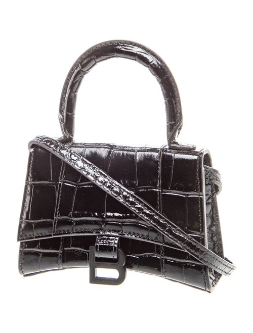 Balenciaga Embossed Leather Hourglass Mini