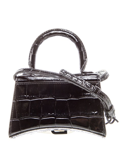 Balenciaga Embossed Leather Hourglass Mini