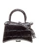 Balenciaga Embossed Leather Hourglass Mini