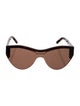 Balenciaga Cat-Eye Mirrored Sunglasses